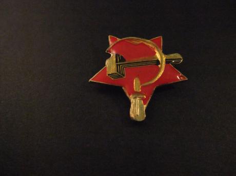 Hamer en Sikkel, symbool van het communisme ( Sovjet-Unie)